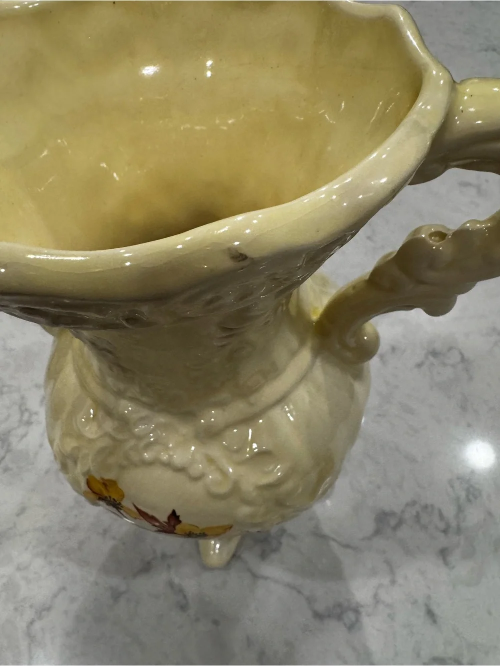 Vintage Mid Century Cottagecore Floral Urn Vase - Picture 5 of 11